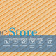Панель 3D Beige 700*700*4mm (D) SW-00001953