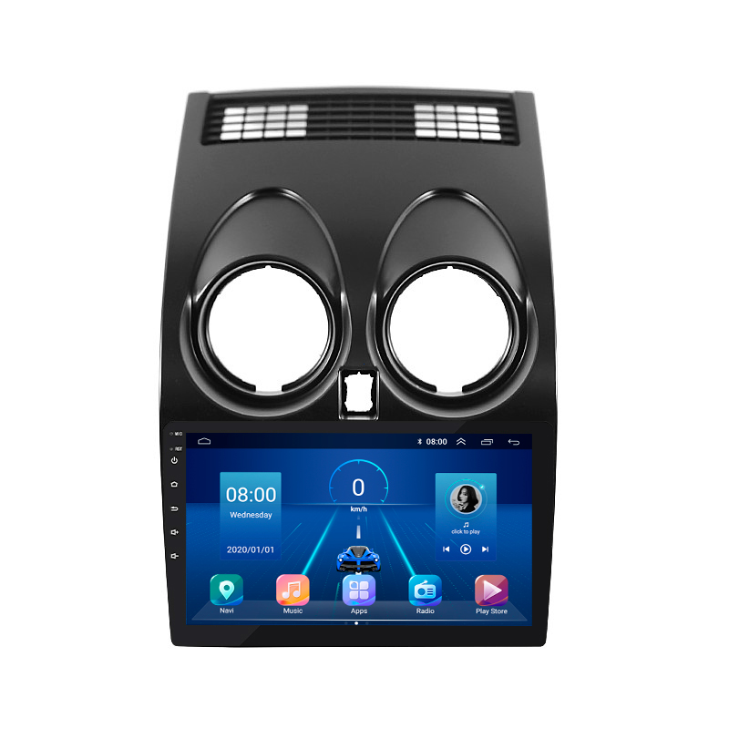 Штатная магнитола Lesko для Nissan Qashqai I Рестайлинг 2010-2013 экран 9" 6/128Gb 4G Wi-Fi GPS Top