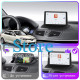 Штатная магнитола Lesko для Renault Fluence I Рестайлинг 2012-2017 экран 9" 4/64 QLED CarPlay 4G Wi-Fi GPS 360 Prime