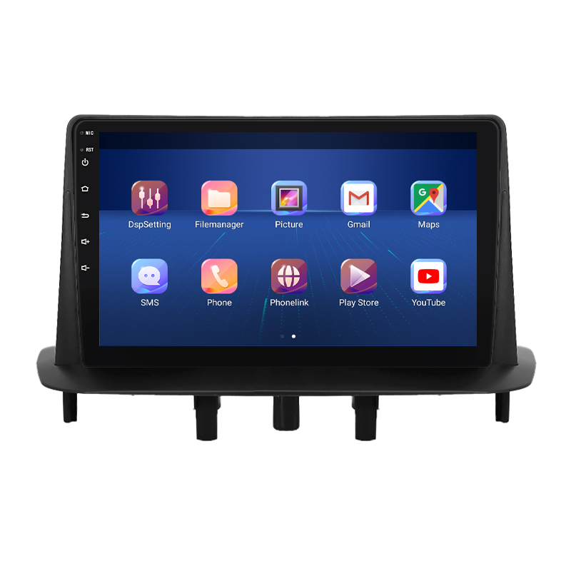 Штатная магнитола Lesko для Renault Fluence I Рестайлинг 2012-2017 экран 9" 2/32Gb 4G Wi-Fi GPS Top