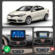 Штатная магнитола Lesko для Renault Fluence I Рестайлинг 2012-2017 экран 9" 2/32Gb 4G Wi-Fi GPS Top
