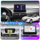 Штатная магнитола Lesko для Renault Megane III Рестайлинг 2012-2014 экран 9" 2/32Gb CarPlay 4G Wi-Fi GPS Prime