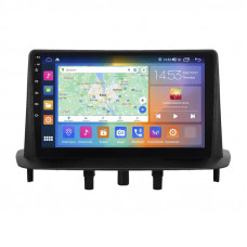 Штатная магнитола Lesko для Renault Megane III Рестайлинг 2012-2014 экран 9" 4/64Gb CarPlay 4G Wi-Fi GPS Prime