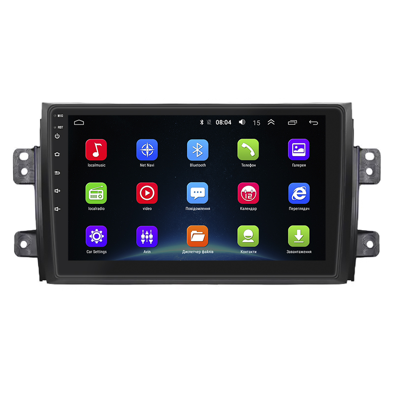 Штатная магнитола Lesko для Suzuki SX4 I (Classic) 2006-2009 экран 9" 2/32Gb Wi-Fi GPS Base