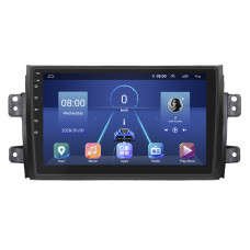 Штатная магнитола Lesko для Suzuki SX4 I (Classic) 2006-2009 экран 9" 4/32Gb 4G Wi-Fi GPS Top