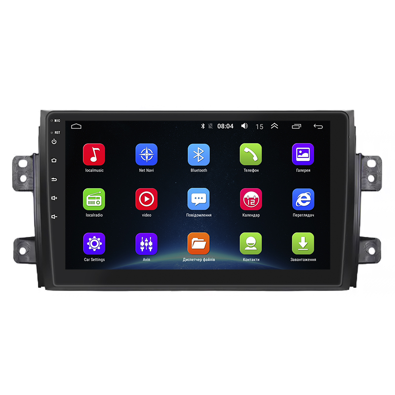 Штатная магнитола Lesko для Suzuki SX4 I (Classic) Рестайлинг 2009-2014 экран 9" 2/32Gb Wi-Fi GPS Base