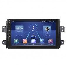 Штатная магнитола Lesko для Suzuki SX4 I (Classic) Рестайлинг 2009-2014 экран 9" 2/32Gb 4G Wi-Fi GPS Top