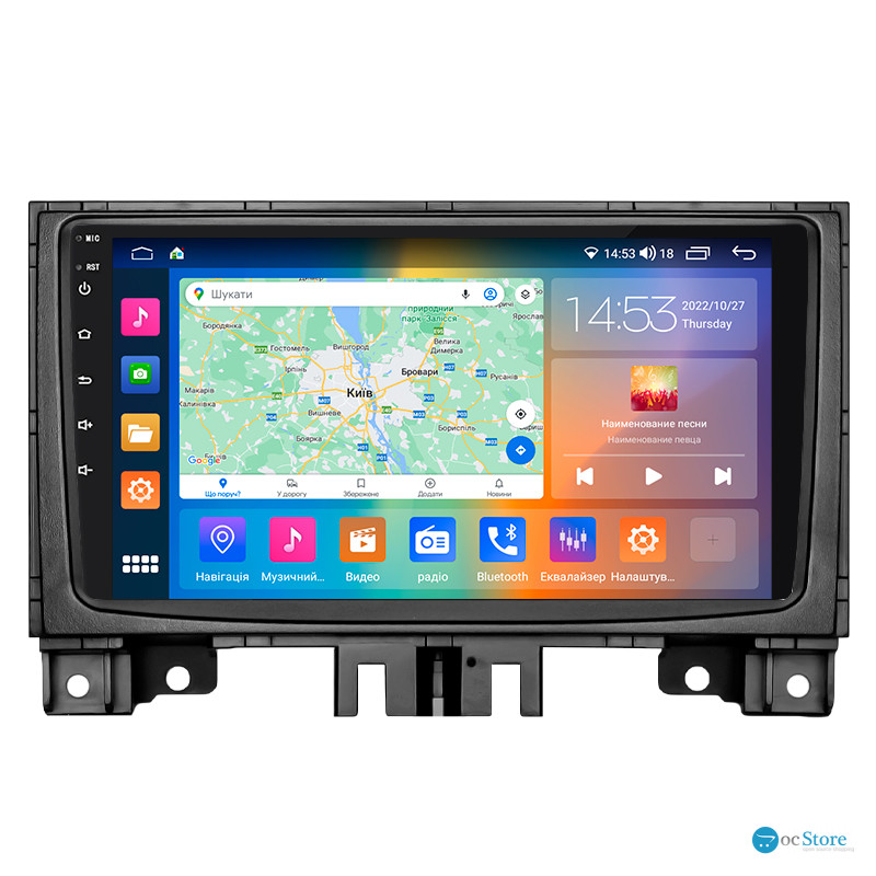 Штатная магнитола Lesko для Volkswagen Crafter I Рестайлинг 2011-2017 экран 9" 4/64Gb CarPlay 4G Wi-Fi GPS Prime