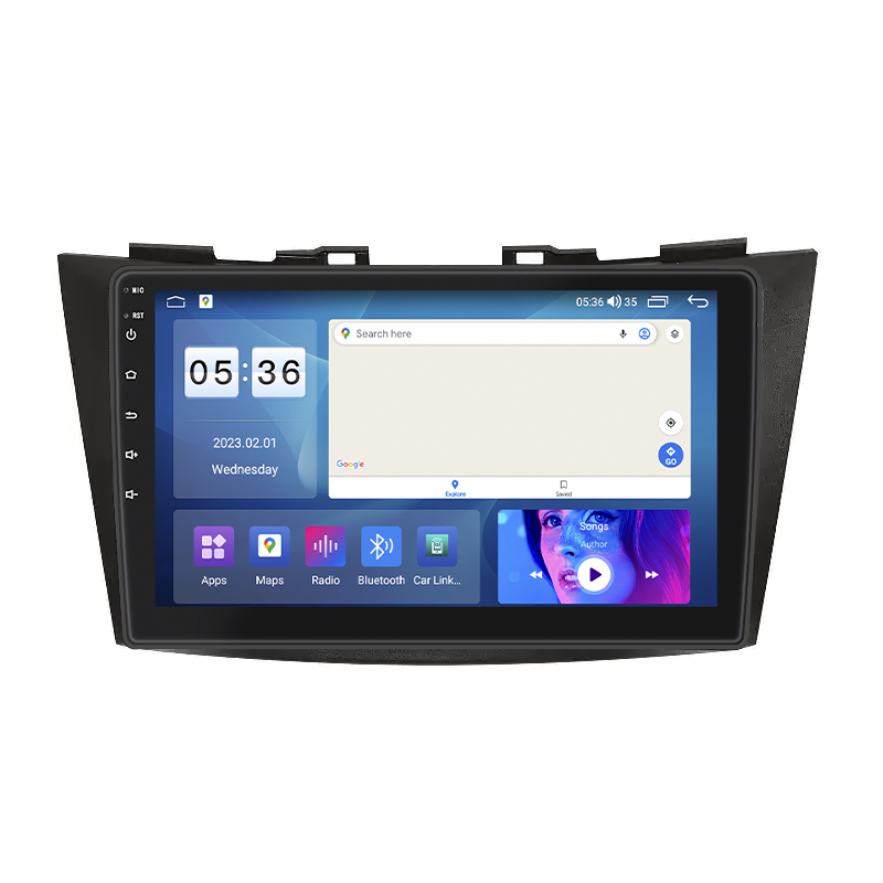 Штатная магнитола Lesko для Suzuki Swift IV Рестайлинг 2013-2017 экран 9" 4/64Gb CarPlay 4G Wi-Fi GPS Prime