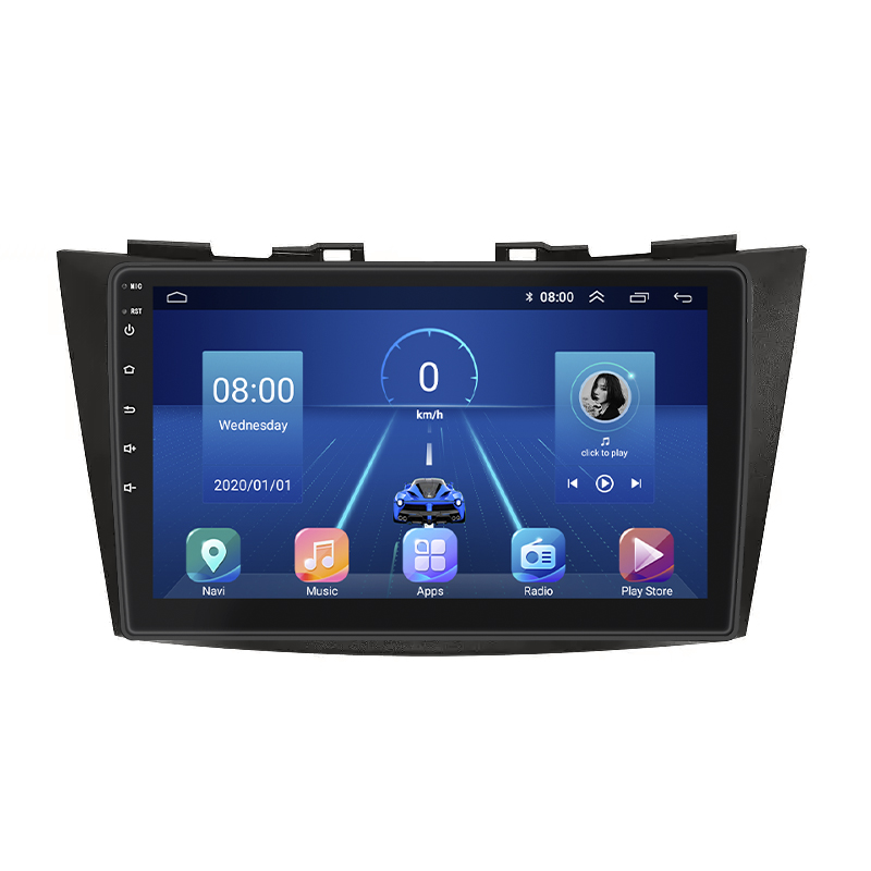 Штатная магнитола Lesko для Suzuki Swift IV Рестайлинг 2013-2017 экран 9" 6/128Gb 4G Wi-Fi GPS Top