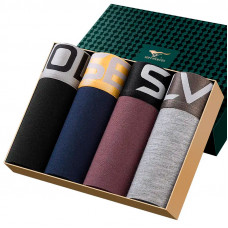 Набор из 4 шт трусов мужских боксеров Septwolves 7002 6XL