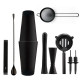 Подарочный набор для бара KM-TZS167 10 предметов барный инвентарь из нержавеющей стали Black