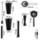 Подарочный набор для бара KM-TZS167 10 предметов барный инвентарь из нержавеющей стали Black