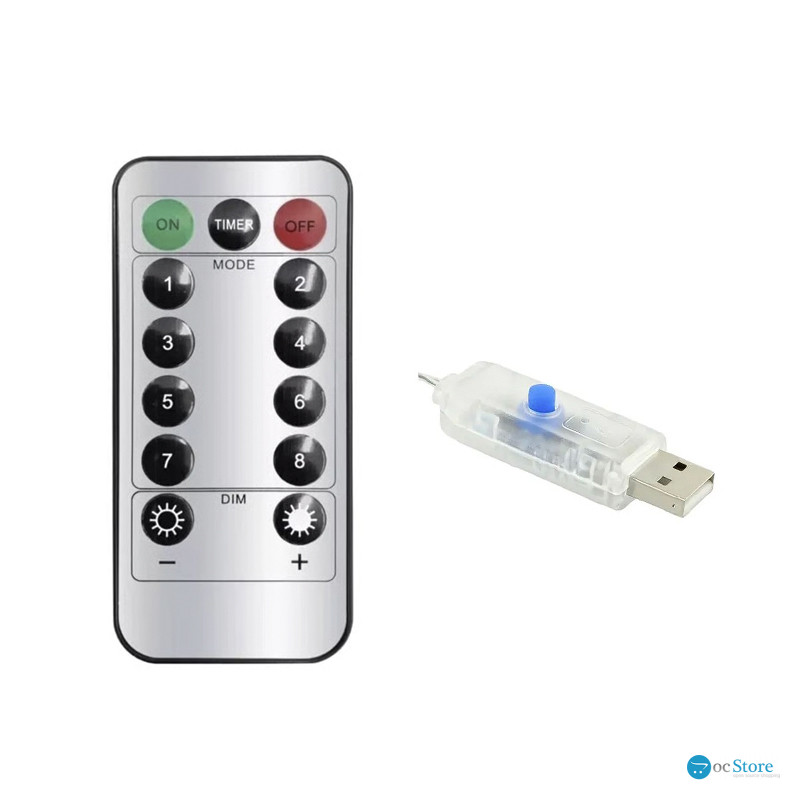 Светодиодная гирлянда Роса ali-702623591322 теплый свет USB с пультом управления декоративные украшение  3 м 100 led