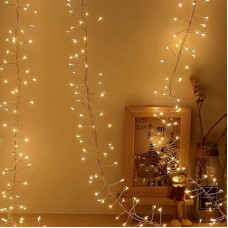 Светодиодная гирлянда Роса ali-702623591322 теплый свет USB с пультом управления декоративные украшение  6 м 200 led