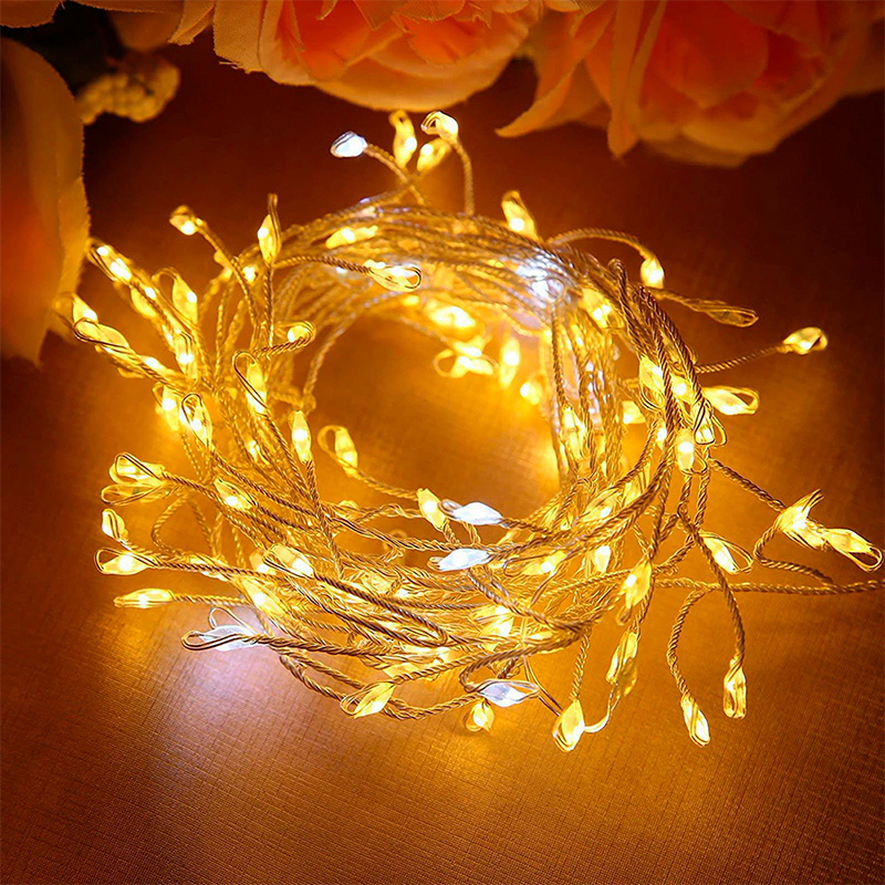 Светодиодная гирлянда Роса ali-702623591322 теплый свет USB с пультом управления декоративные украшение  9 м 300 led