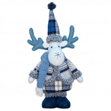 Новогодняя фигурка под елку YH239932 новогодний олень 46 см рождественская мягкая игрушка Blue