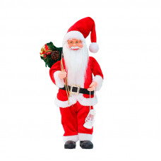 Новогодняя фигурка под елку YJ28003 Санта Клаус 30 см рождественская мягкая игрушка Red