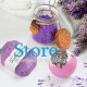 Подарочный набор Spa Gift Basket Set 01 8 предметов термостакан мыло бомбочка соль для ванны ароматическая свеча открытка резинка браслет Violet