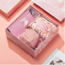 Сувенирный подарочный набор CC1 чашка+полотенце+ложка+открытка