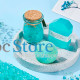 Подарочный Spa Box 0222 23*23*10.5 см из 6 предметов термостакан+алмазное мыло+бомбочка для ванны+соль для ванны+ароматическая свеча+открытка Tiffany