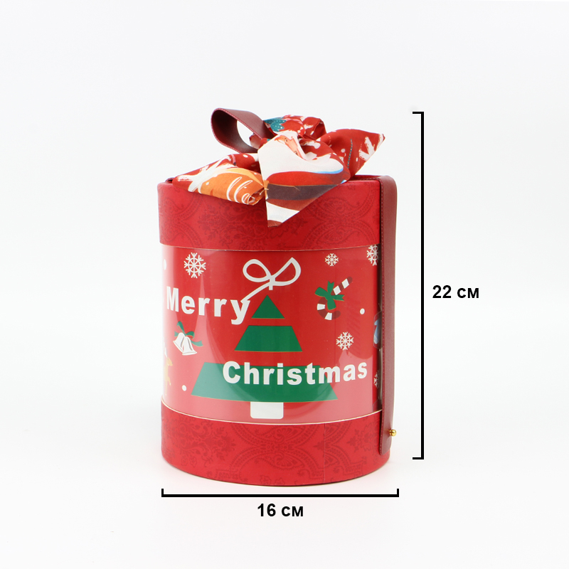 Рождественский подарочный набор 06 чашка брелок крем для рук игрушка новогодний подарок