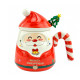 Рождественская чашка "Merry Christmass" Санта JJX001 кружка в форме Санты с ложечкой в подарочной упаковке Red