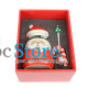 Рождественская чашка "Merry Christmass" Санта JJX001 кружка в форме Санты с ложечкой в подарочной упаковке Red