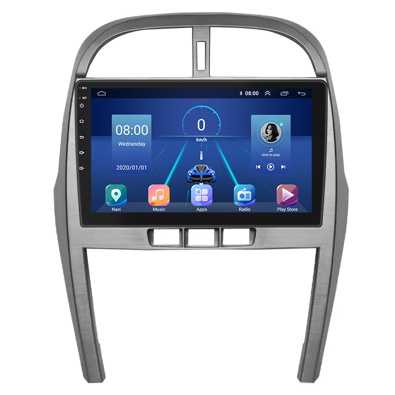 Штатная магнитола Lesko для Chery Tiggo (T11) I Рестайлинг (FL) 2011-2016 экран 10" 4/64Gb 4G Wi-Fi GPS Top