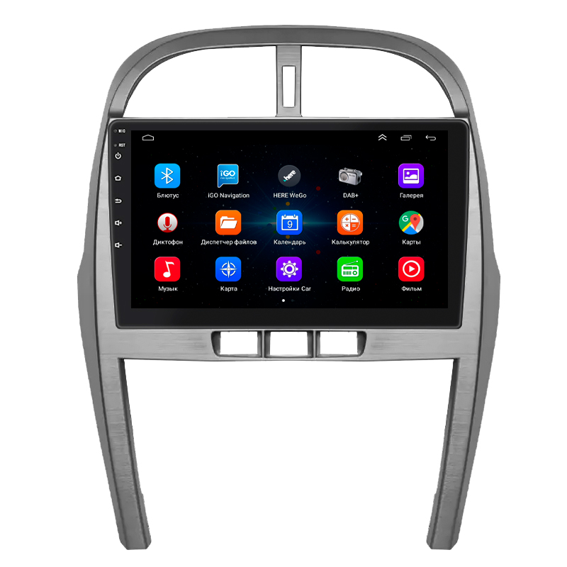 Штатная магнитола Lesko для Chery Tiggo 3 I 2014-2020 экран 10" 1/16Gb Wi-Fi GPS Base