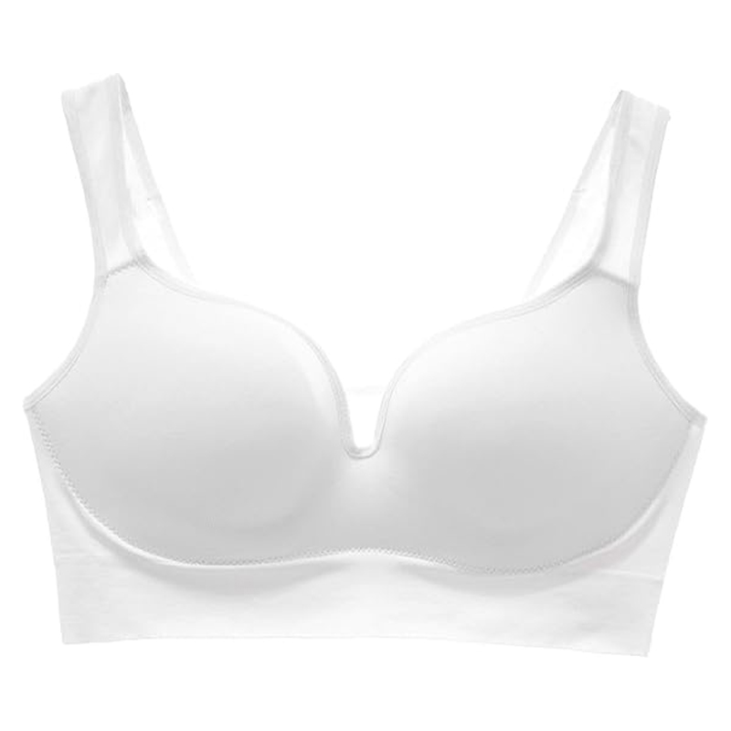 Женский 3D топ 839#U с моделирующим эфектом пушап с глубоким декольте Белый L