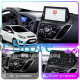 Штатная магнитола Lesko для Ford C-MAX II 2010-2015 экран 9" 4/64 QLED CarPlay 4G Wi-Fi GPS 360 Prime