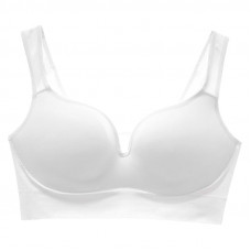 Женский 3D топ 839#U с моделирующим эфектом пушап с глубоким декольте Белый S