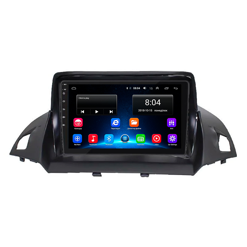 Штатная магнитола Lesko для Ford C-MAX II Рестайлинг 2015-2019 экран 9" 2/32Gb Wi-Fi GPS Base