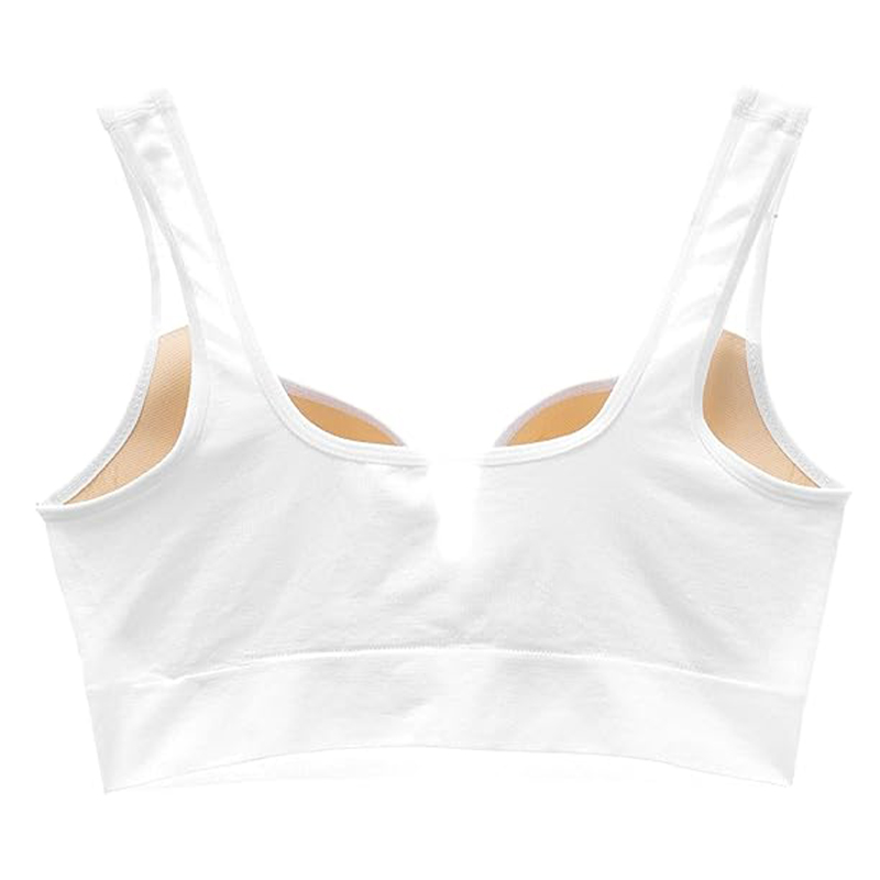 Женский 3D топ 839#U с моделирующим эфектом пушап с глубоким декольте Белый XL