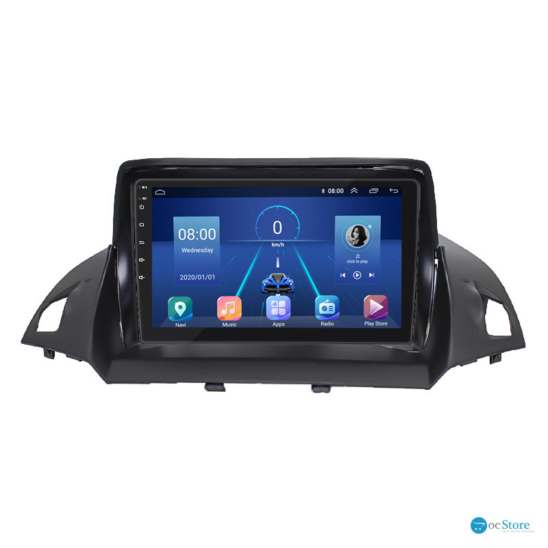 Штатная магнитола Lesko для Ford Escape III 2012-2015 экран 9" 2/32Gb 4G Wi-Fi GPS Top