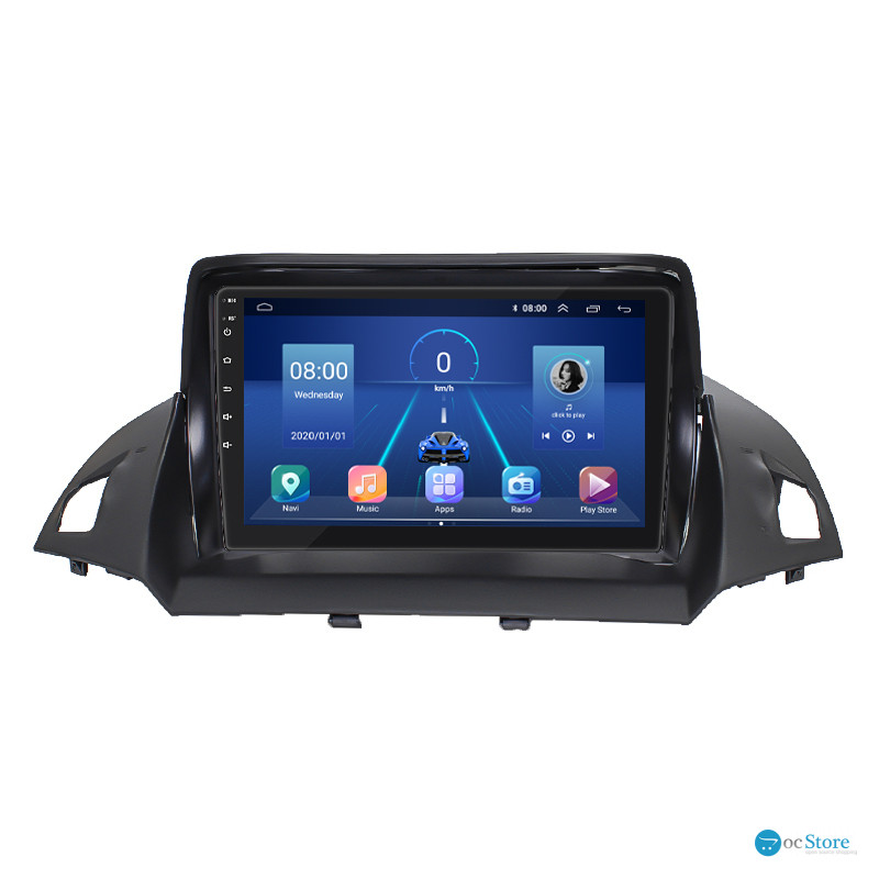 Штатная магнитола Lesko для Ford Escape III 2012-2015 экран 9" 6/128Gb 4G Wi-Fi GPS Top