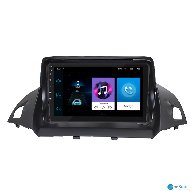 Штатная магнитола Lesko для Ford Escape III Рестайлинг 2015-2019 экран 9" 1/16Gb Wi-Fi GPS Base