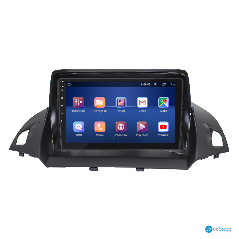 Штатная магнитола Lesko для Ford Escape III Рестайлинг 2015-2019 экран 9" 2/32Gb Wi-Fi GPS Base