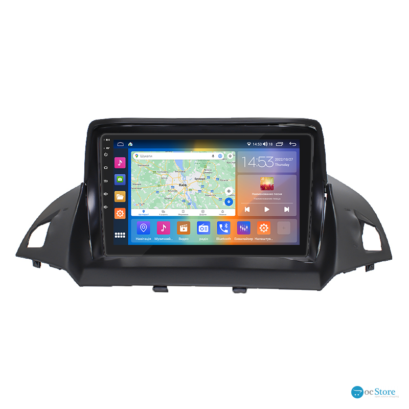 Штатная магнитола Lesko для Ford Escape III Рестайлинг 2015-2019 экран 9" 2/32Gb CarPlay 4G Wi-Fi GPS Prime