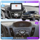Штатная магнитола Lesko для Ford Kuga II Рестайлинг 2016-2019 экран 9" 4/64 QLED CarPlay 4G Wi-Fi GPS 360 Prime