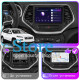 Штатная магнитола Lesko для Jeep Cherokee V (KL) 2013-2018 экран 10" 2/32Gb Wi-Fi GPS Base