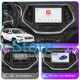Штатная магнитола Lesko для Jeep Cherokee V (KL) 2013-2018 экран 10" 4/64 QLED CarPlay 4G Wi-Fi GPS 360 Prime