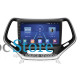 Штатная магнитола Lesko для Jeep Cherokee V (KL) 2013-2018 экран 10" 2/32Gb 4G Wi-Fi GPS Top