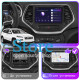 Штатная магнитола Lesko для Jeep Cherokee V (KL) 2013-2018 экран 10" 4/32Gb 4G Wi-Fi GPS Top