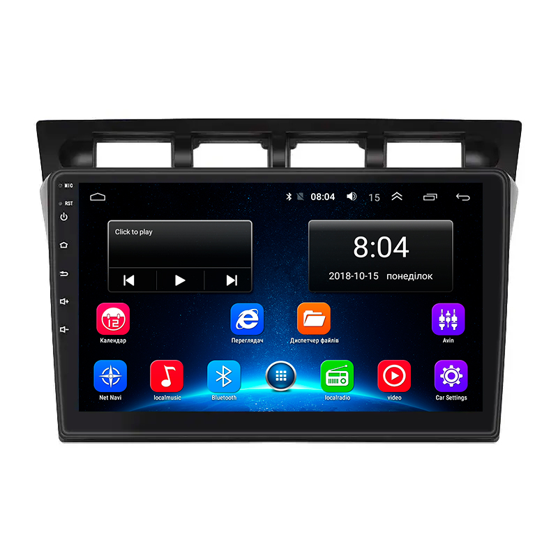 Штатная магнитола Lesko для Kia Picanto I 2004-2007 экран 9" 2/32Gb Wi-Fi GPS Base