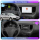 Штатная магнитола Lesko для Kia Rio II 2005-2009 экран 9" 4/64 QLED CarPlay 4G Wi-Fi GPS 360 Prime