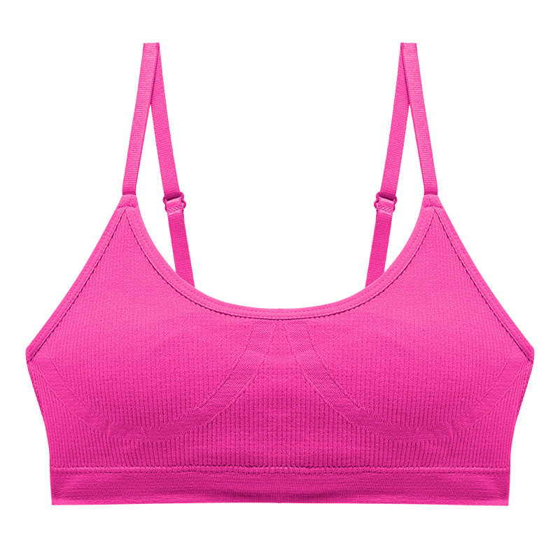 Топ женский в рубчик B02# с регулируемыми брителями Розовый электрик L 80 ABC