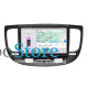 Штатная магнитола Lesko для Kia Rio II Рестайлинг 2009-2011 экран 9" 4/64 QLED CarPlay 4G Wi-Fi GPS 360 Prime