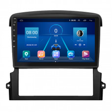 Штатная магнитола Lesko для Kia Sorento I Рестайлинг 2006-2011 экран 9" 2/32Gb 4G Wi-Fi GPS Top